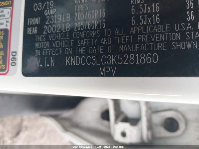 Photo 8 VIN: KNDCC3LC3K5281860 - KIA NIRO 