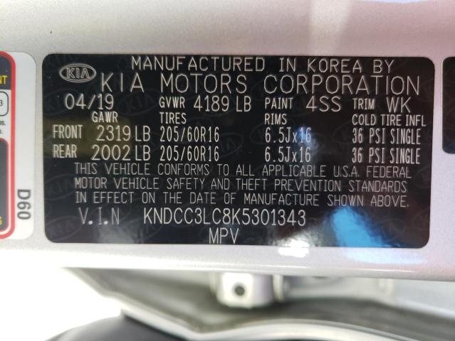 Photo 9 VIN: KNDCC3LC8K5301343 - KIA NIRO EX 