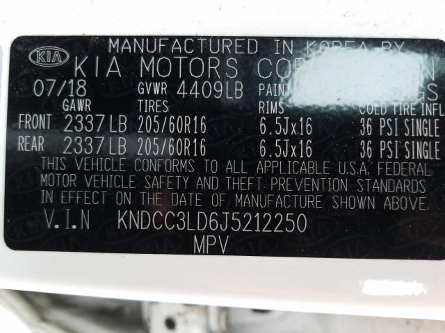 Photo 9 VIN: KNDCC3LD6J5212250 - KIA NIRO 