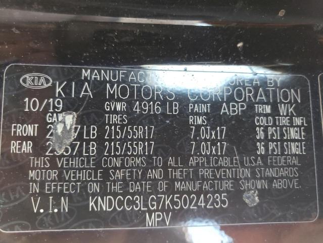 Photo 11 VIN: KNDCC3LG7K5024235 - KIA NIRO EX 