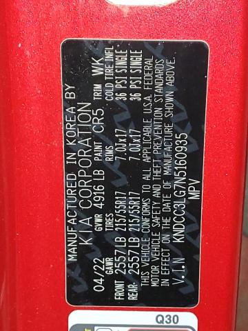 Photo 11 VIN: KNDCC3LG7N5160935 - ACURA MDX 