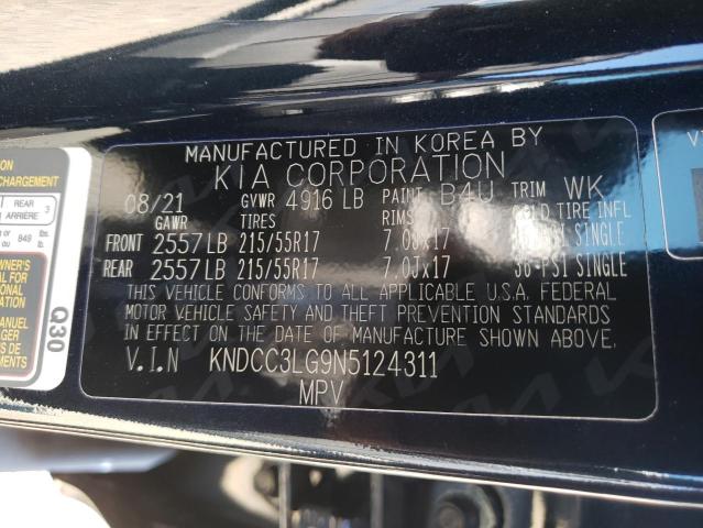 Photo 9 VIN: KNDCC3LG9N5124311 - KIA NIRO EX 