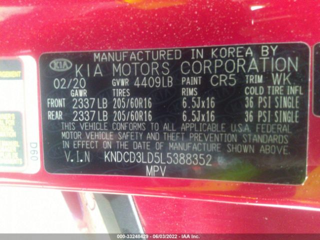 Photo 8 VIN: KNDCD3LD5L5388352 - KIA NIRO PLUG-IN HYBRID 