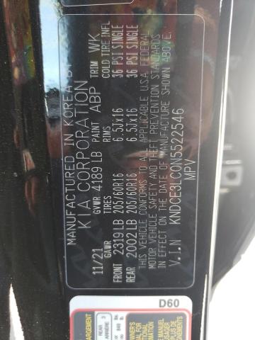 Photo 9 VIN: KNDCE3LC0N5522546 - KIA NIRO EX PR 