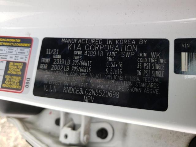 Photo 12 VIN: KNDCE3LC2N5520698 - KIA NIRO EX PR 