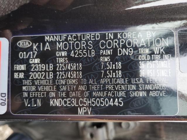 Photo 12 VIN: KNDCE3LC5H5050445 - KIA NIRO 