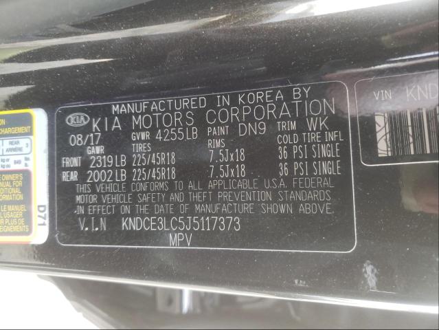 Photo 9 VIN: KNDCE3LC5J5117373 - KIA NIRO TOURI 