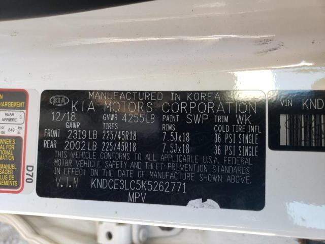 Photo 9 VIN: KNDCE3LC5K5262771 - KIA NIRO TOURI 