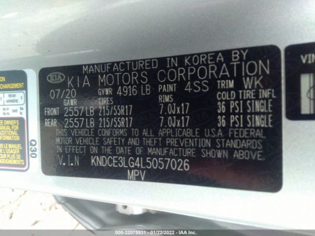 Photo 8 VIN: KNDCE3LG4L5057026 - KIA NIRO EV 