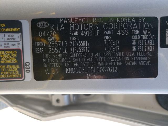 Photo 9 VIN: KNDCE3LG5L5037612 - KIA NIRO EX PR 