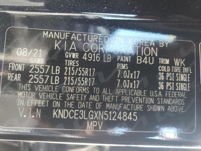 Photo 9 VIN: KNDCE3LGXN5124845 - KIA NIRO EX PR 