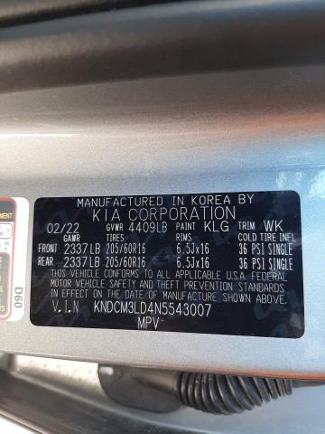 Photo 11 VIN: KNDCM3LD4N5543007 - KIA NIRO 