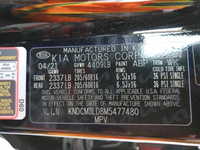 Photo 9 VIN: KNDCM3LD8M5477480 - KIA NIRO LXS 