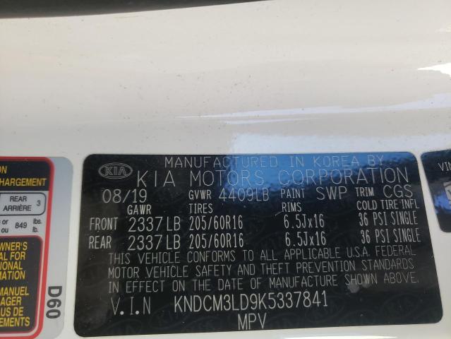 Photo 12 VIN: KNDCM3LD9K5337841 - KIA NIRO 