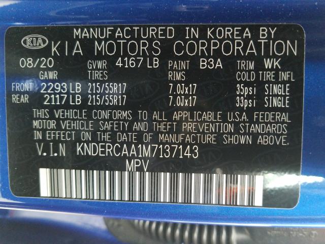 Photo 9 VIN: KNDERCAA1M7137143 - KIA SELTOS EX 