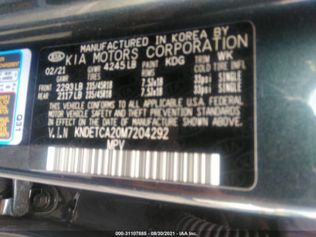 Photo 8 VIN: KNDETCA20M7204292 - KIA SELTOS 