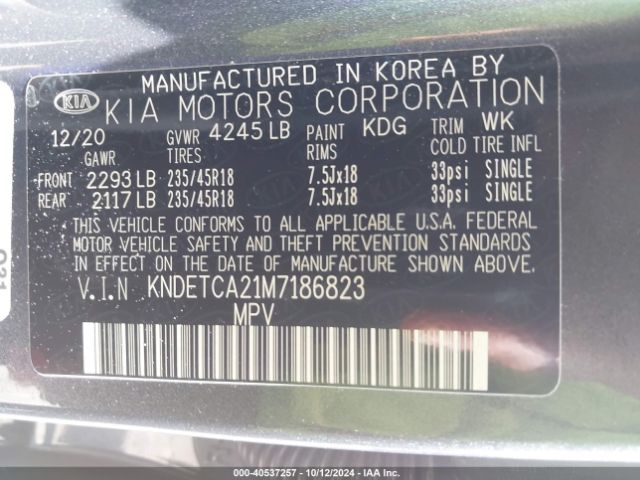 Photo 8 VIN: KNDETCA21M7186823 - KIA SELTOS 