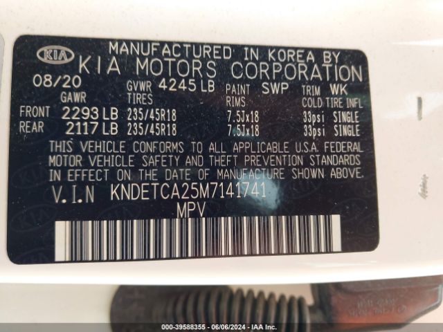 Photo 8 VIN: KNDETCA25M7141741 - KIA SELTOS 