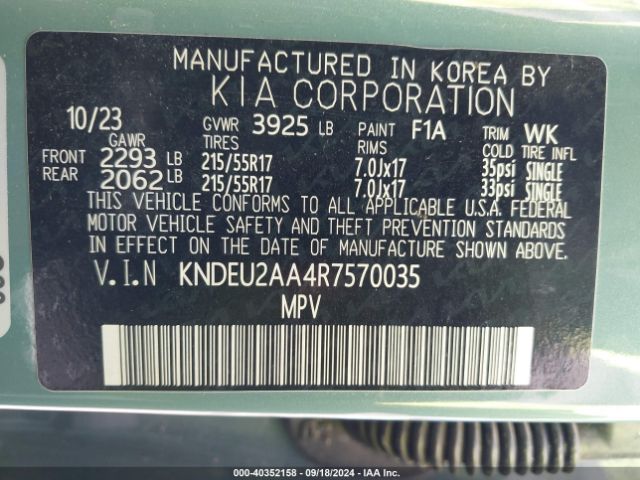 Photo 8 VIN: KNDEU2AA4R7570035 - KIA SELTOS 