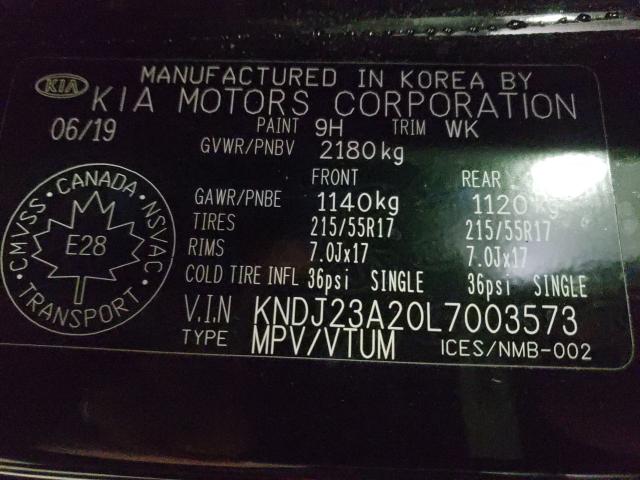 Photo 9 VIN: KNDJ23A20L7003573 - KIA SOUL EV 