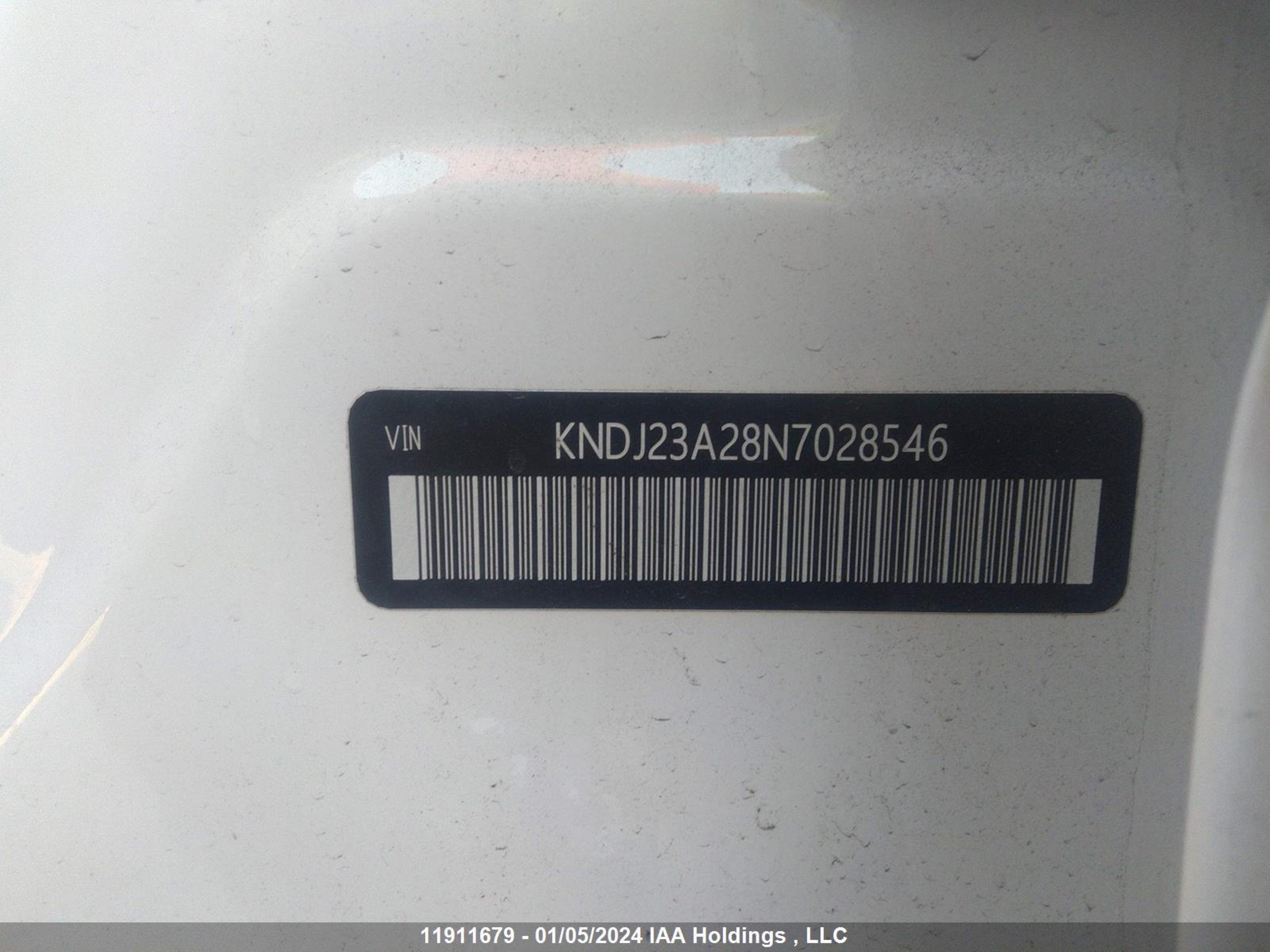 Photo 8 VIN: KNDJ23A28N7028546 - KIA SOUL EV 