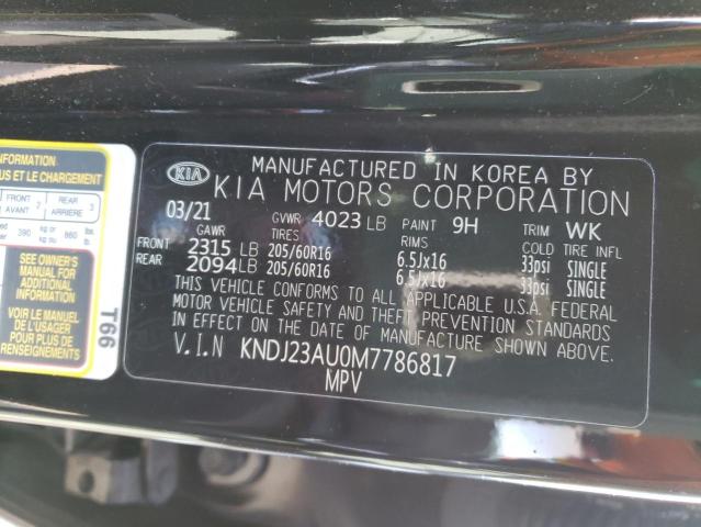 Photo 11 VIN: KNDJ23AU0M7786817 - KIA SOUL LX 