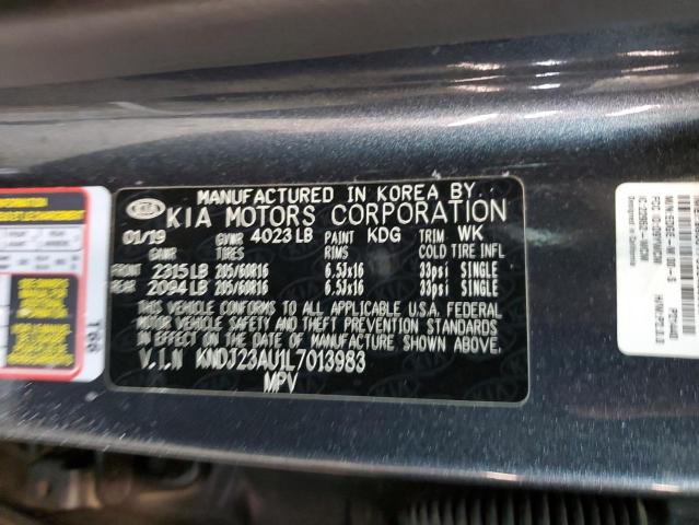 Photo 11 VIN: KNDJ23AU1L7013983 - KIA SOUL LX 