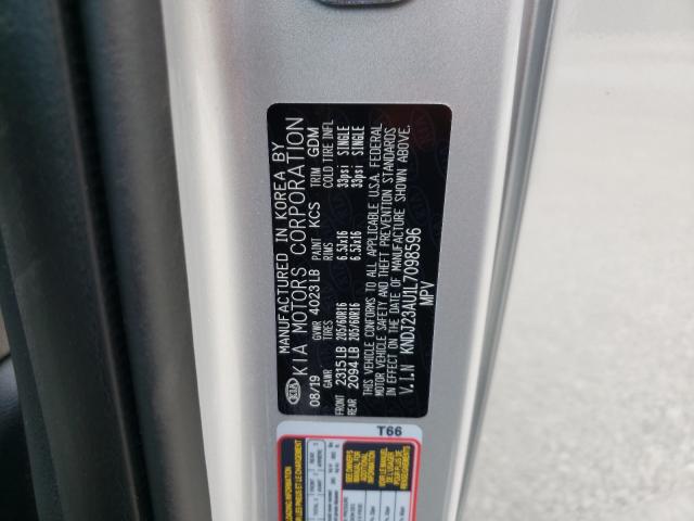 Photo 9 VIN: KNDJ23AU1L7098596 - KIA SOUL LX 