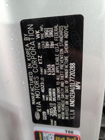 Photo 12 VIN: KNDJ23AU1L7720288 - KIA SOUL LX 