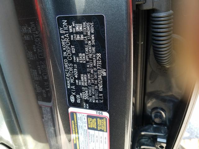 Photo 9 VIN: KNDJ23AU1L7731758 - KIA SOUL LX 