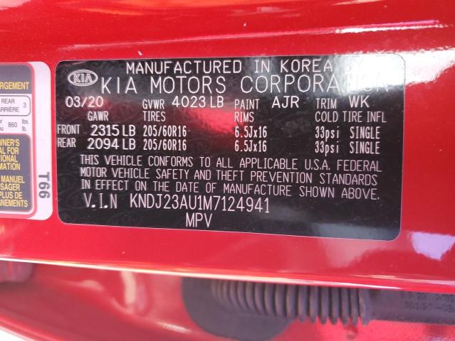 Photo 12 VIN: KNDJ23AU1M7124941 - KIA SOUL 