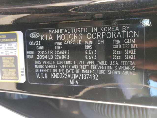 Photo 11 VIN: KNDJ23AU1M7137432 - KIA SOUL 