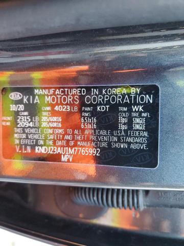 Photo 12 VIN: KNDJ23AU1M7765992 - KIA SOUL LX 