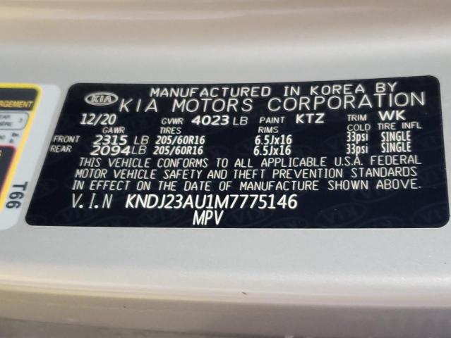 Photo 12 VIN: KNDJ23AU1M7775146 - KIA SOUL 