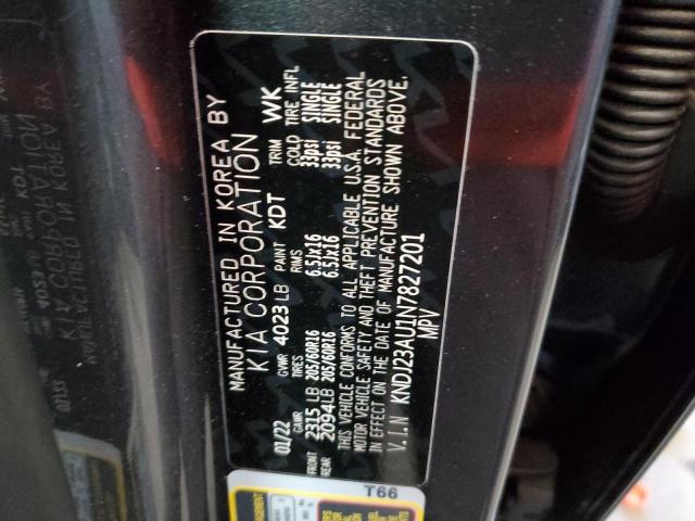 Photo 9 VIN: KNDJ23AU1N7827201 - KIA SOUL LX 