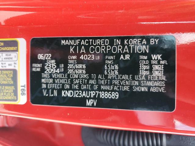 Photo 11 VIN: KNDJ23AU1P7188689 - KIA SOUL 