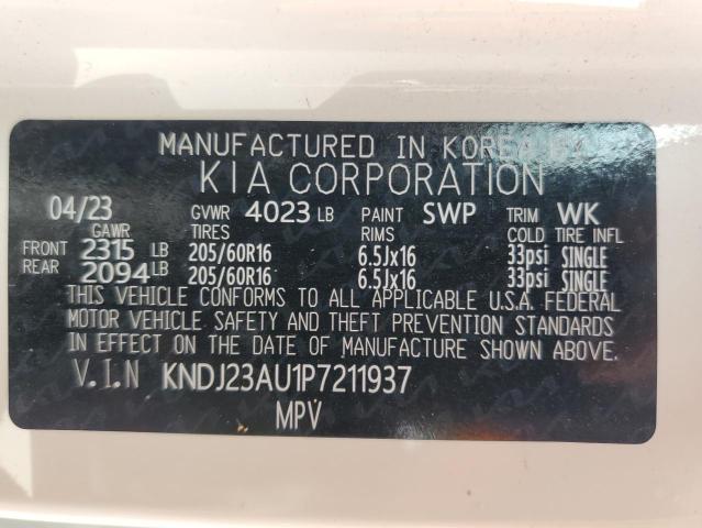 Photo 13 VIN: KNDJ23AU1P7211937 - KIA SOUL LX 