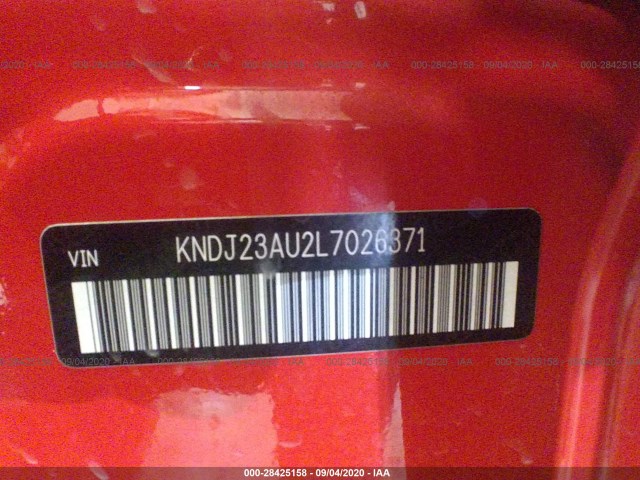 Photo 8 VIN: KNDJ23AU2L7026371 - KIA SOUL 