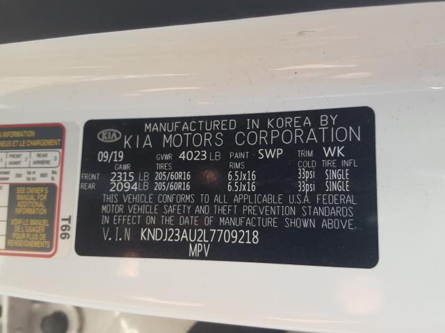 Photo 9 VIN: KNDJ23AU2L7709218 - KIA SOUL LX 