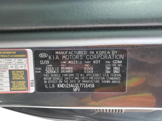 Photo 11 VIN: KNDJ23AU2L7716458 - KIA SOUL LX 