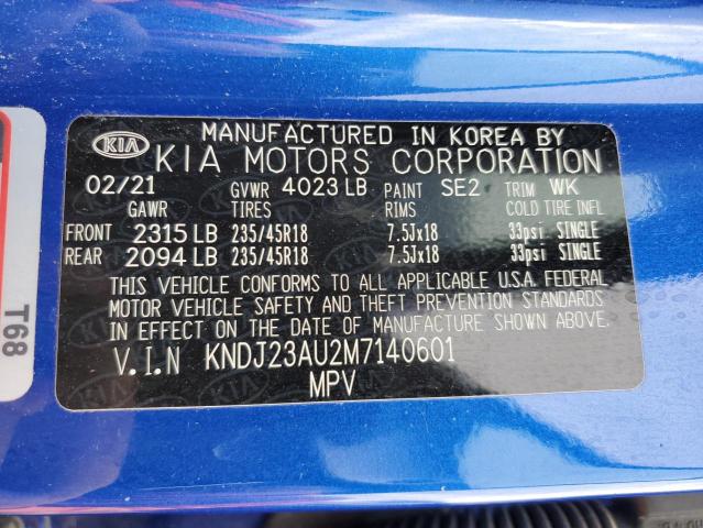 Photo 11 VIN: KNDJ23AU2M7140601 - KIA SOUL 