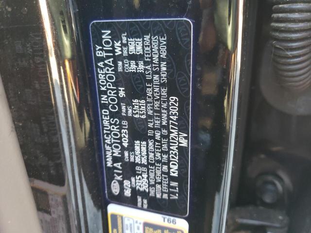 Photo 9 VIN: KNDJ23AU2M7743029 - KIA SOUL LX 