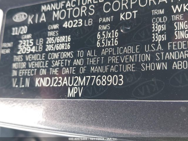 Photo 8 VIN: KNDJ23AU2M7768903 - KIA SOUL 