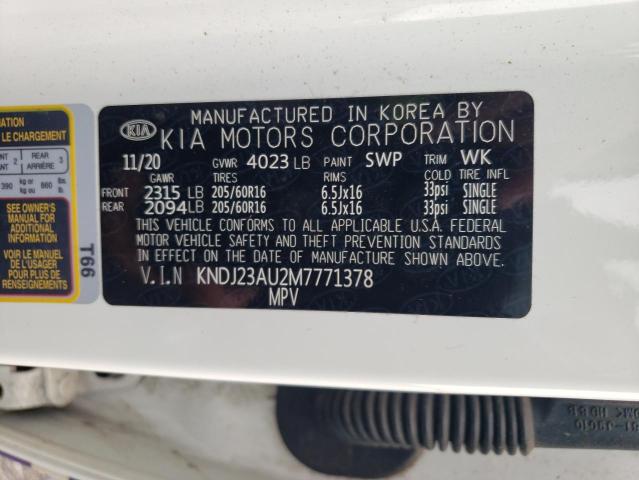 Photo 11 VIN: KNDJ23AU2M7771378 - KIA SOUL 