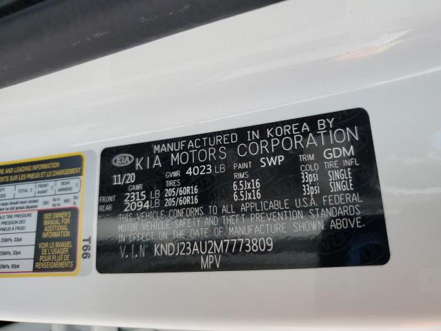 Photo 12 VIN: KNDJ23AU2M7773809 - KIA SOUL 