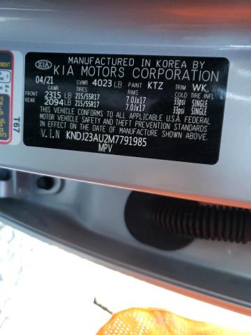 Photo 9 VIN: KNDJ23AU2M7791985 - KIA SOUL LX 