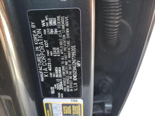 Photo 12 VIN: KNDJ23AU2N7799201 - KIA SOUL LX 