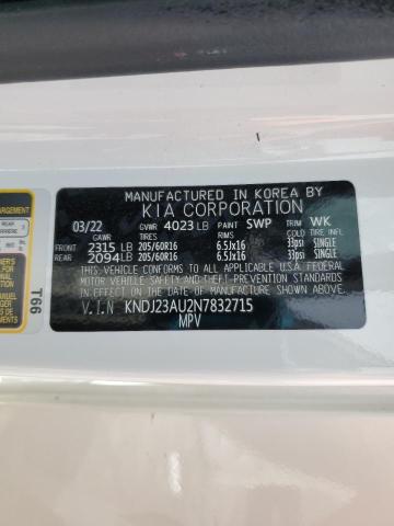 Photo 11 VIN: KNDJ23AU2N7832715 - KIA SOUL LX 