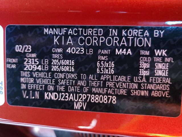 Photo 11 VIN: KNDJ23AU2P7880878 - KIA SOUL 