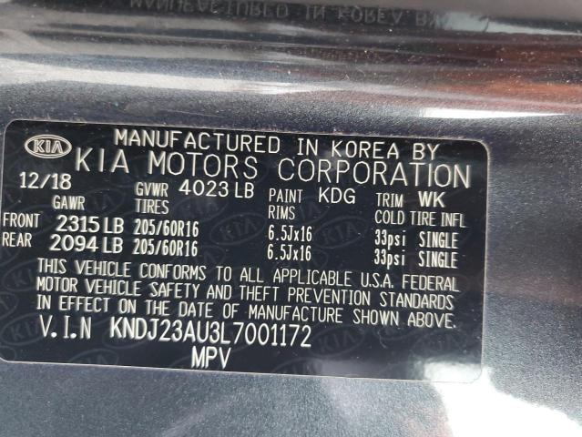 Photo 12 VIN: KNDJ23AU3L7001172 - KIA SOUL 